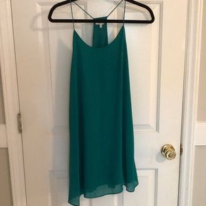 Teal minidress